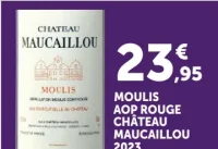 Moulis AOP Rouge Château Maucaillou 2023