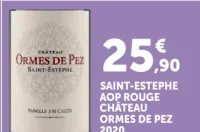 Saint-Estèphe AOP Rouge Château Ormes de Pez 2020