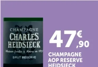 Champagne AOP Reserve Heidsieck Charles Heidsieck Brut Réserve
