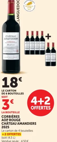 Corbières AOP Rouge Château Amandiers 2025