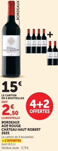 Bordeaux AOP Rouge Château Haut Robert 2025