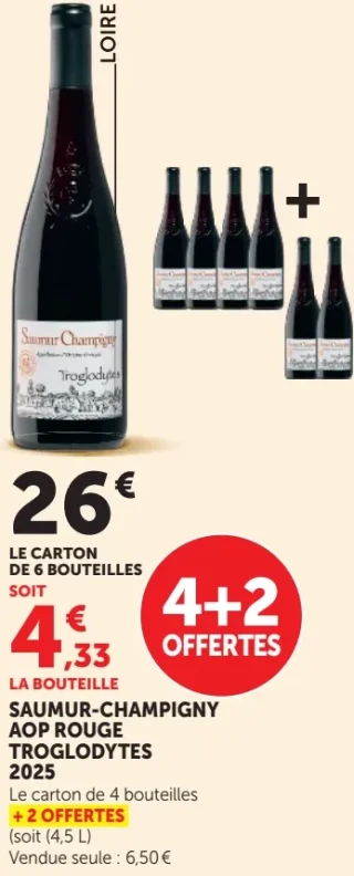 SAUMUR-CHAMPIGNY AOP ROUGE TROGLODYTES 2025