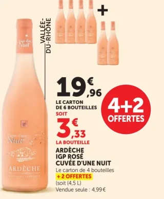 Ardèche IGP Rosé Cuvée d'une Nuit 2019