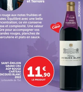 Château Jacques Blanc 2022 Saint-Émilion Grand Cru AOP Rouge
