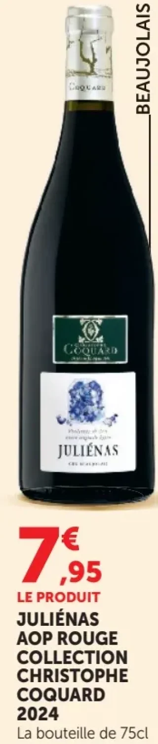 Juliénas AOP Rouge Collection Christophe Coquard 2024