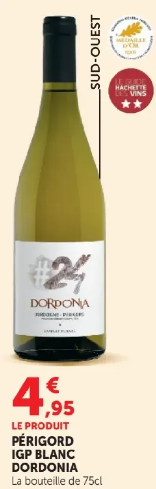 PÉRIGORD IGP BLANC DORDONIA
