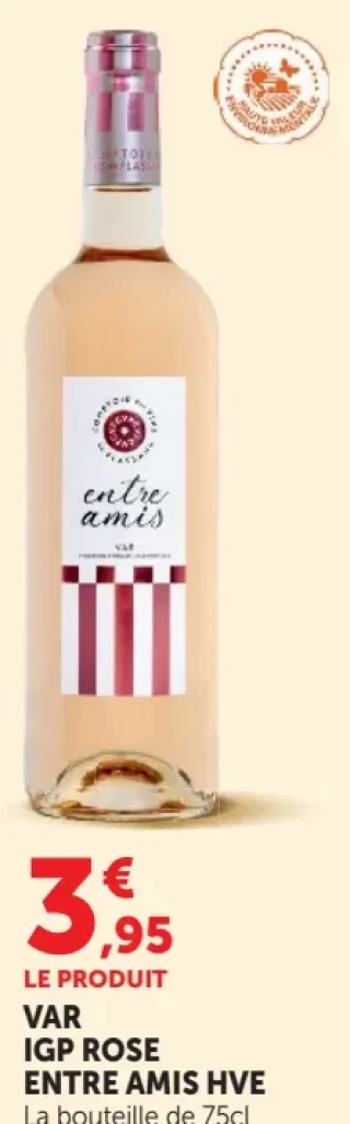 Var IGP Rosé Entre Amis HVE