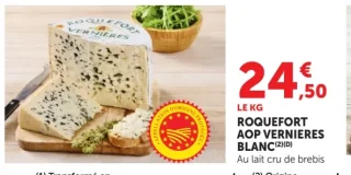 ROQUEFORT AOP VERNIERES BLANC