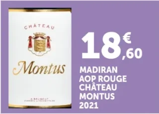 Madiran AOP Rouge Château Montus 2021