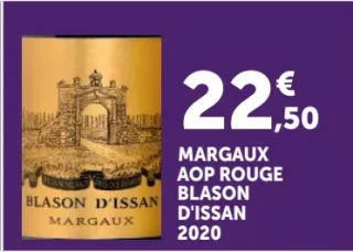 Margaux AOP Rouge Blason d'Issan 2020