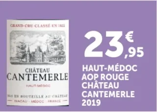 Haut-Médoc AOP Rouge Château Cantemerle 2019