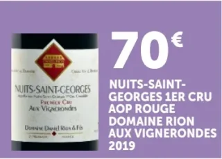 Nuits-Saint-Georges 1er Cru AOP Rouge Domaine Rion Aux Vignerondes 2019
