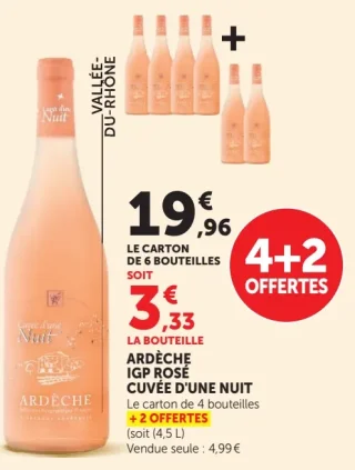 Ardèche IGP Rosé Cuvée d'une Nuit