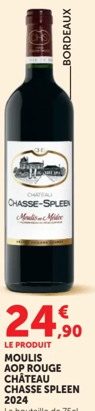 CHÂTEAU CHASSE-SPLEEN MOULIS AOP ROUGE 2024