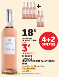 Vin rosé Alpilles IGP Les Sentiers de Saint-Roch