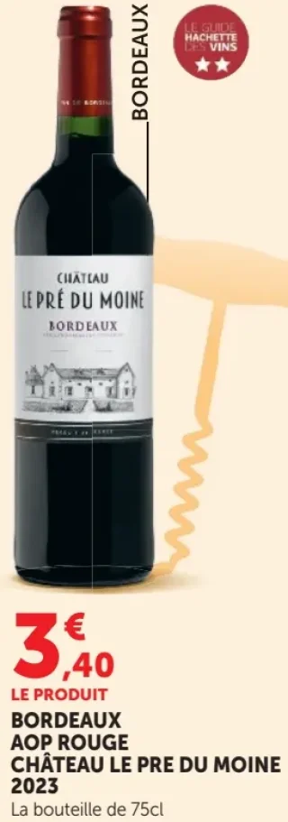 Bordeaux AOP Rouge Château Le Pré du Moine