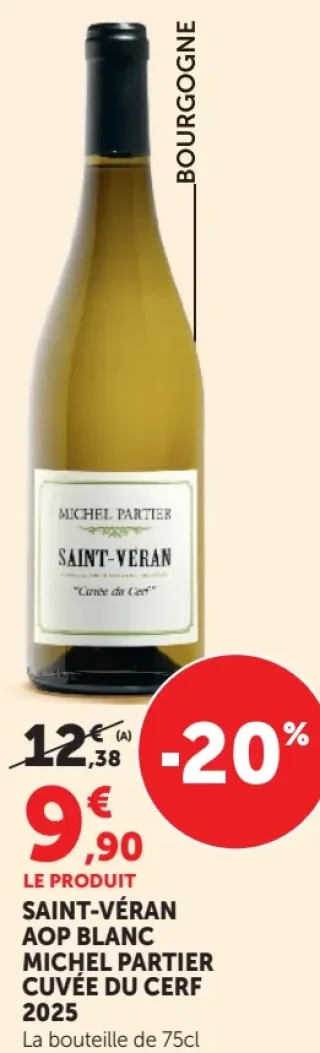 Michel Partier Cuvée du Cerf Saint-Véran AOP Blanc 2025