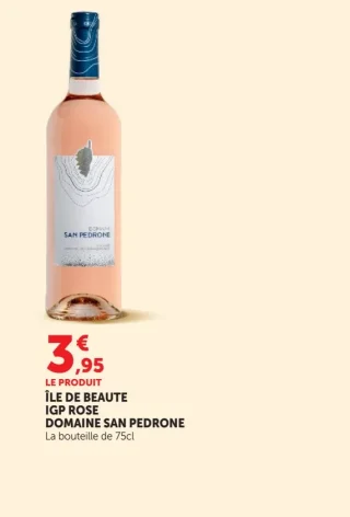 Vin rosé Île de Beauté IGP Domaine San Pedrone