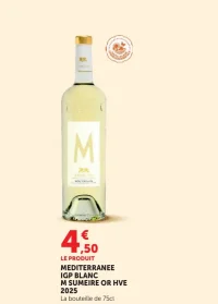 Méditerranée IGP Blanc M Sumeire Or HVE 2025