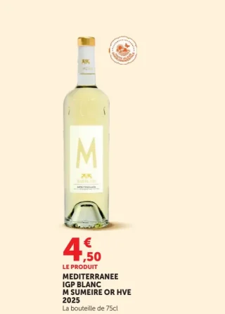 Méditerranée IGP Blanc M Sumeire Or HVE 2025