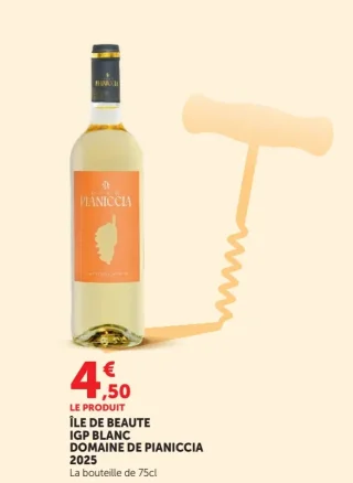 Île de Beauté IGP Blanc Domaine de Pianiccia 2025