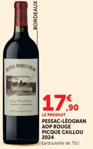 Pessac-Léognan AOP Rouge Picque Caillou