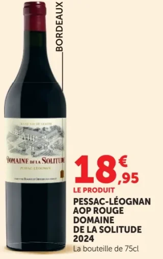 Pessac-Léognan AOP Rouge Domaine de la Solitude