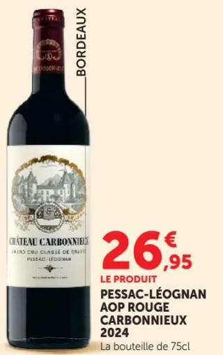 Pessac-Léognan AOP Rouge Carbonnieux