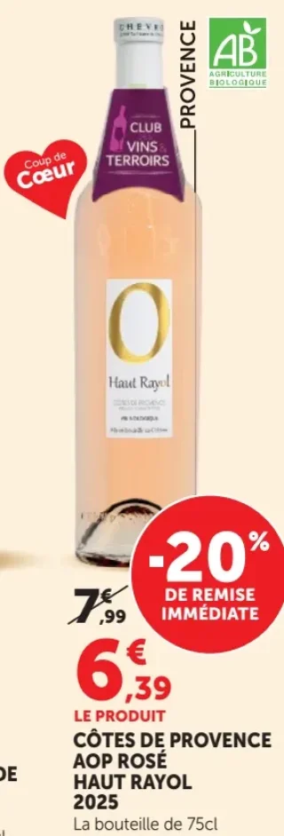 Haut Rayol Côtes de Provence AOP Rosé 2025