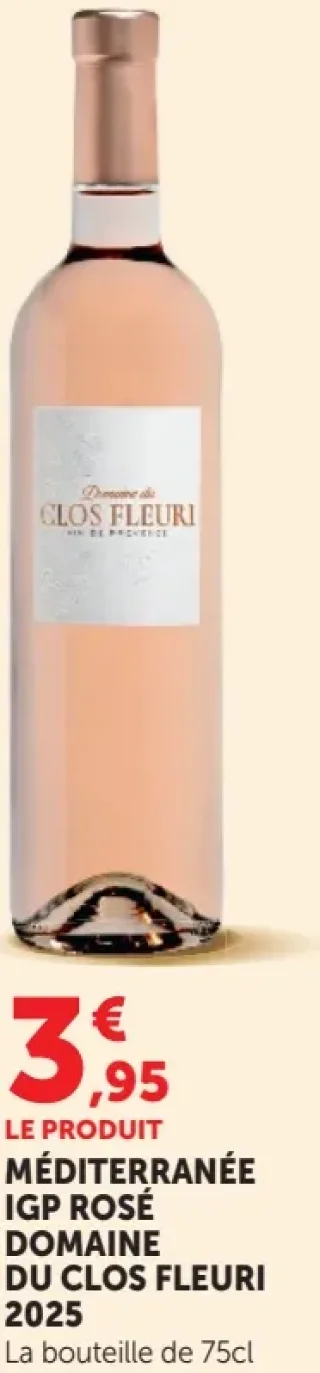 Domaine du Clos Fleuri Méditerranée IGP Rosé 2025
