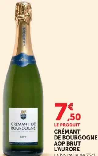 CRÉMANT DE BOURGOGNE AOP BRUT L'AURORE