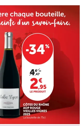 Côtes du Rhône AOP Rouge Vieilles Vignes