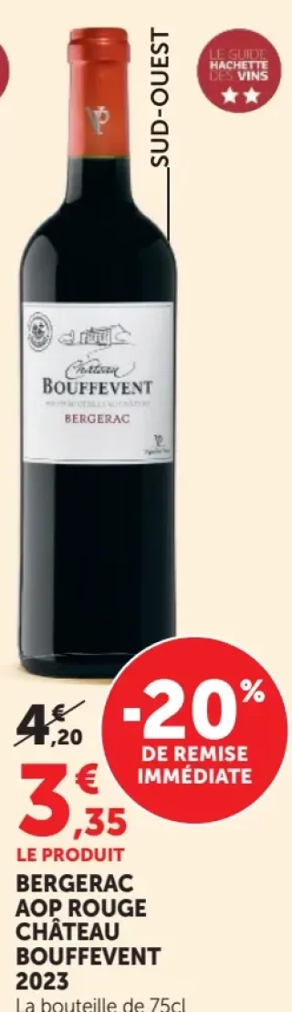 Bergerac AOP Rouge Château Bouffevent 2023