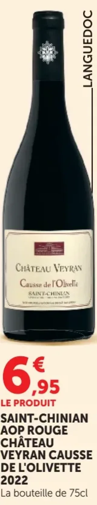 Château Veyran Causse de l'Olivette Saint-Chinian AOP Rouge