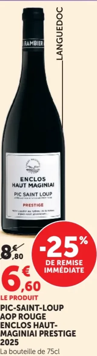 Enclos Haut Maginiai Prestige Pic-Saint-Loup AOP Rouge
