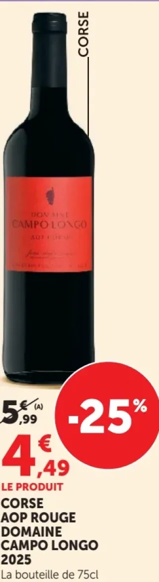 Domaine Campo Longo Corse AOP Rouge