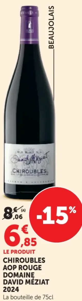 CHIROUBLES AOP ROUGE DOMAINE DAVID MÉZIAT 2024