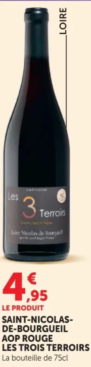 Saint-Nicolas-De-Bourgueil AOP Rouge Les Trois Terroirs