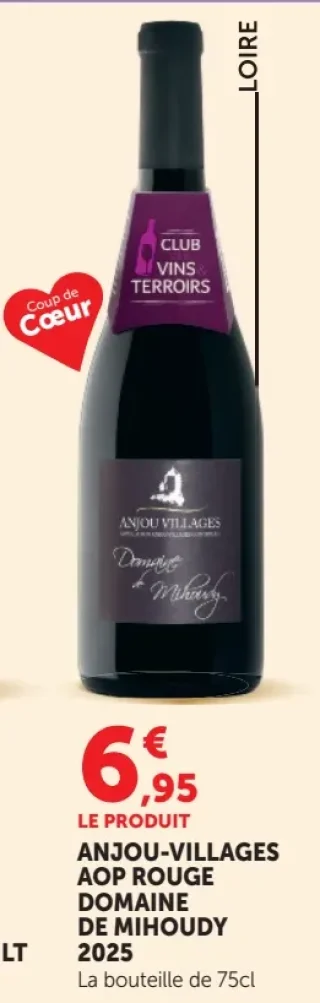 Anjou-Villages AOP Rouge Domaine de Mihoudy 2025