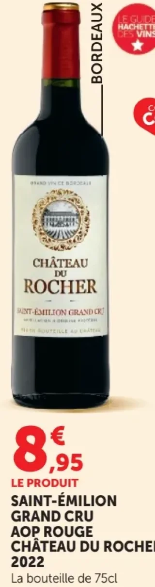 Château du Rocher 2022 Saint-Émilion Grand Cru AOP Rouge
