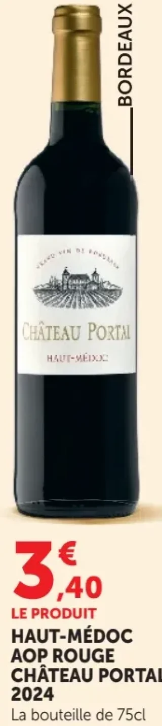 HAUT-MÉDOC AOP ROUGE CHÂTEAU PORTAL 2024