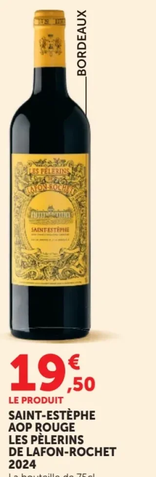 Saint-Estèphe AOP Rouge Les Pèlerins de Lafon-Rochet 2024