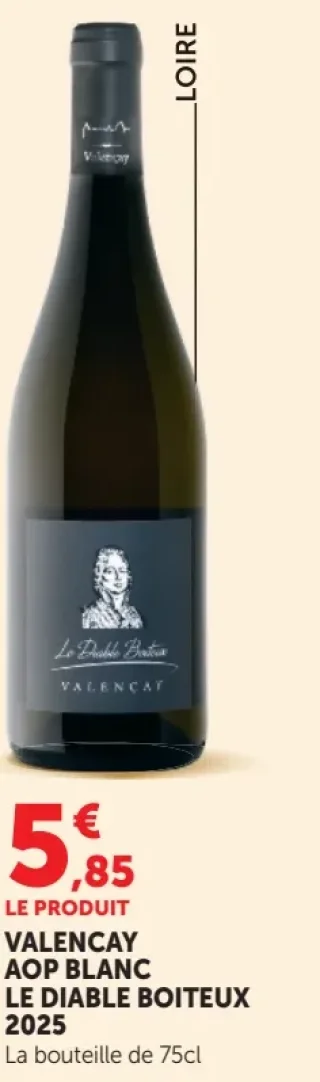 Valençay AOP Blanc Le Diable Boiteux