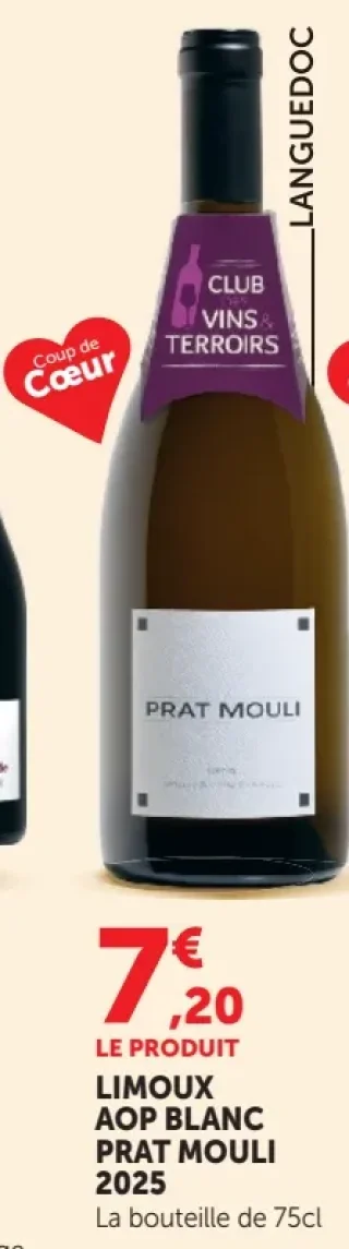 Limoux AOP Blanc Prat Mouli