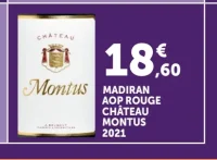 MADIRAN AOP ROUGE CHATEAU MONTUS