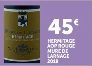 Vin rouge Hermitage AOP Rouge Mure de Larnage 2019 M. Chapoutier
