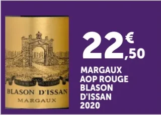 Vin rouge Margaux AOP Rouge Blason d'Issan 2020