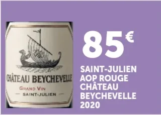 Vin rouge Saint-Julien AOP Rouge Château Beychevelle 2020