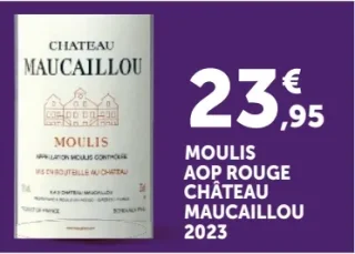 Vin rouge Moulis AOP Rouge Château Maucaillou 2023