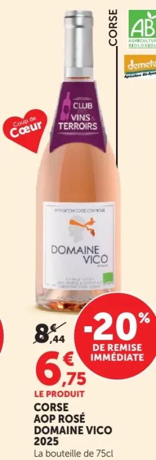 Corse AOP Rosé Domaine Vico
